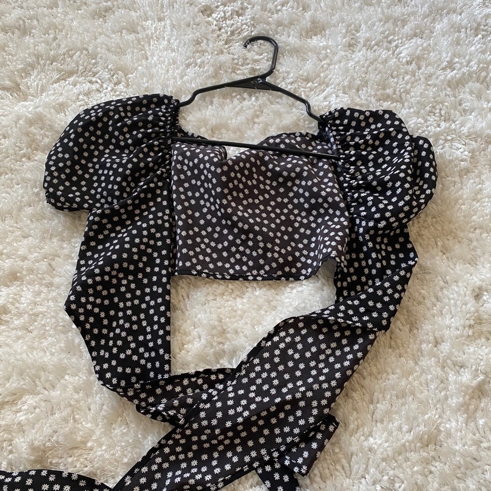 Tie front blouse